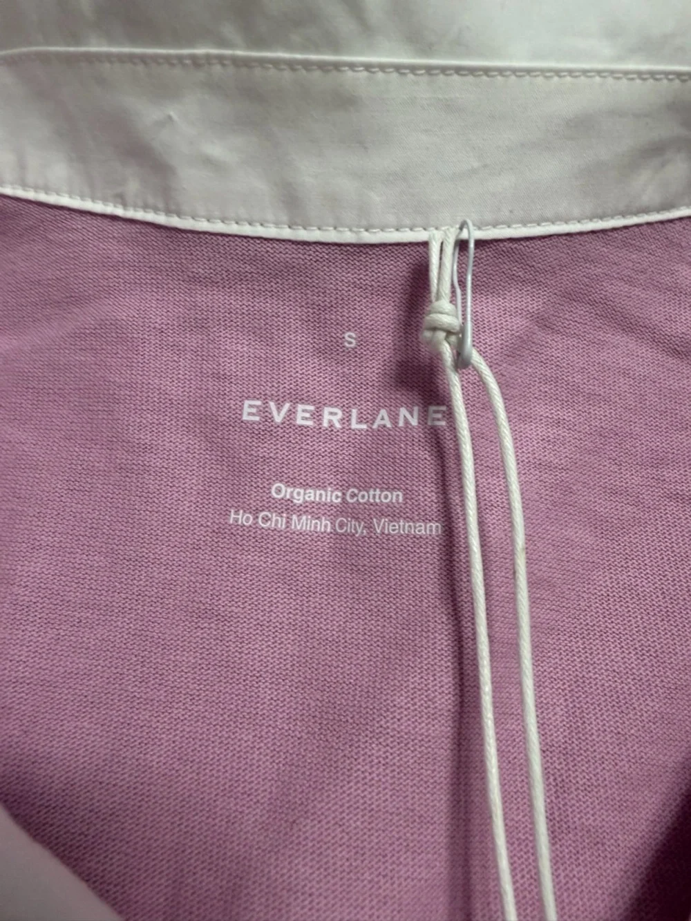 Everlane The Retro Jersey Polo- Mauve/Bone - Picture 8 of 11